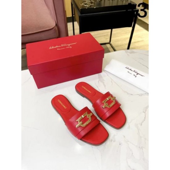 2024SS 完売前に FERRAGAMO サルヴァトーレ フェラガモ レディーススリッパ