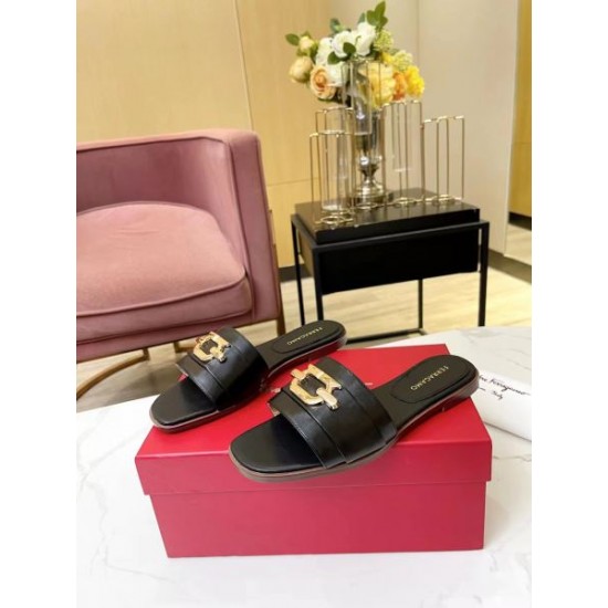 2024SS 完売前に FERRAGAMO サルヴァトーレ フェラガモ レディーススリッパ