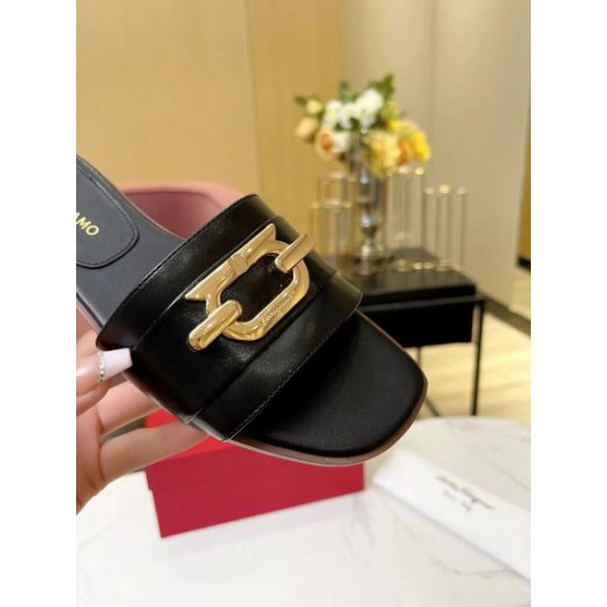 2024SS 完売前に FERRAGAMO サルヴァトーレ フェラガモ レディーススリッパ