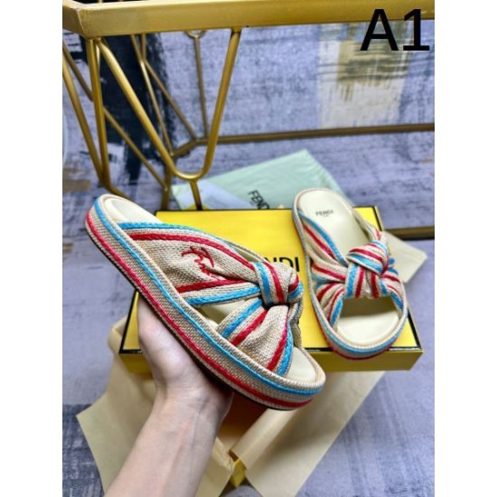 2024SS 誰でもオシャレになれる! FENDI フェンデイ レディーススリッパ 2024SS 誰でもオシャレになれる! FENDI フェンデイ レディーススリッパ