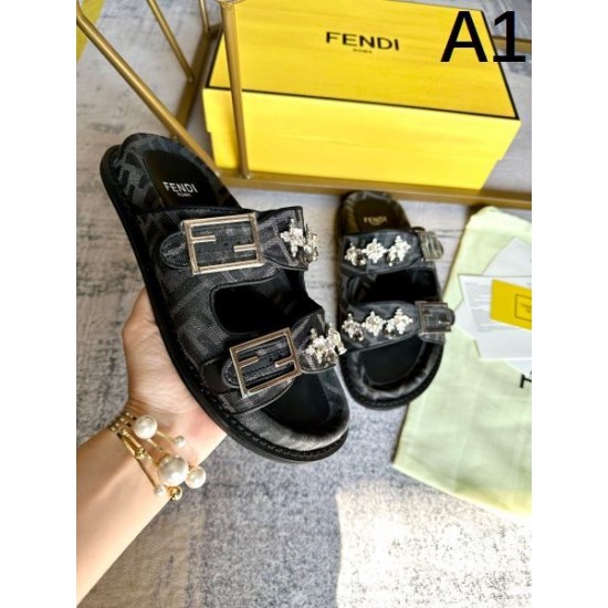 2024SS 上品なカジュアルコーデに FENDI フェンデイ レディーススリッパ 2024SS 上品なカジュアルコーデに FENDI フェンデイ レディーススリッパ