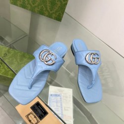 2024SS 今季ヒット必至の夏季新作 GUCCI グッチ レディーススリッパ