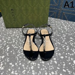 2024SS 夏に向けて使えるスタイル GUCCI グッチ レディースサンダル