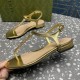 2024SS 夏に向けて使えるスタイル GUCCI グッチ レディースサンダル 2024SS 夏に向けて使えるスタイル GUCCI グッチ レディースサンダル