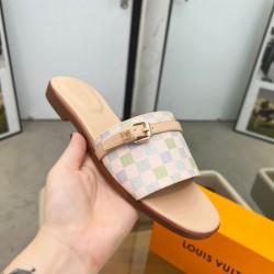 2024SS 夏らしい新作登場 LOUIS VUITTON ルイヴィトン レディーススリッパ
