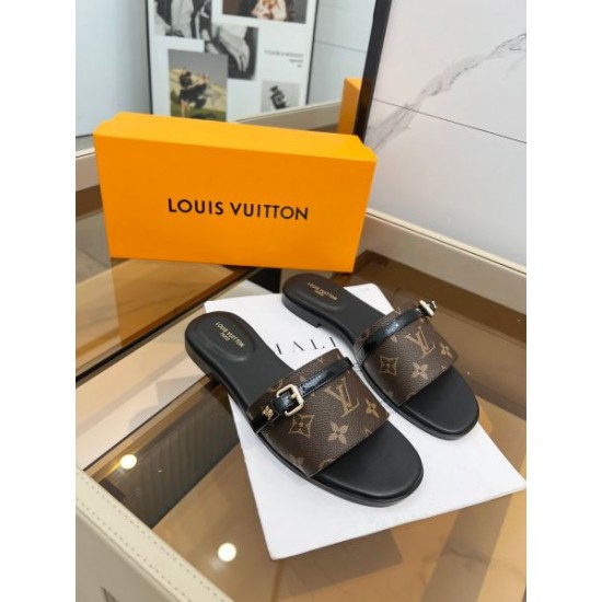2024SS 夏らしい新作登場 LOUIS VUITTON ルイヴィトン レディーススリッパ 2024SS 夏らしい新作登場 LOUIS VUITTON ルイヴィトン レディーススリッパ