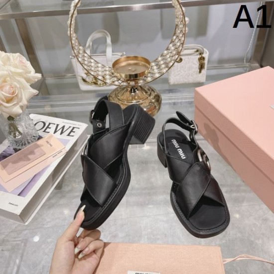 2024SS 毎年人気春夏新作 MIU MIU ミュウミュウ レディースサンダル 2024SS 毎年人気春夏新作 MIU MIU ミュウミュウ レディースサンダル