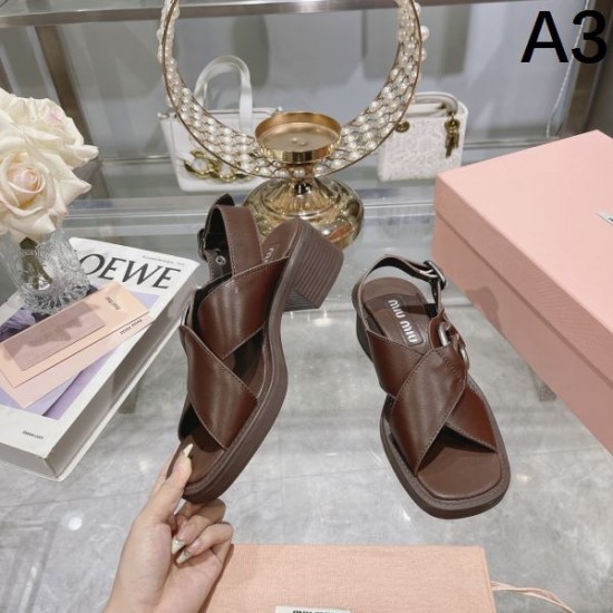 2024SS 毎年人気春夏新作 MIU MIU ミュウミュウ レディースサンダル 2024SS 毎年人気春夏新作 MIU MIU ミュウミュウ レディースサンダル