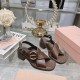 2024SS 毎年人気春夏新作 MIU MIU ミュウミュウ レディースサンダル 2024SS 毎年人気春夏新作 MIU MIU ミュウミュウ レディースサンダル