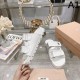 2024SS 最新でおしゃれな MIU MIU ミュウミュウ レディーススリッパ