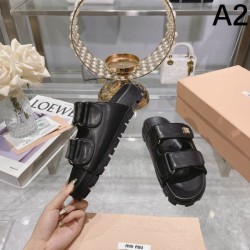 2024SS 最新でおしゃれな MIU MIU ミュウミュウ レディーススリッパ