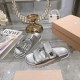 2024SS 最新でおしゃれな MIU MIU ミュウミュウ レディーススリッパ