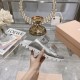 2024SS 最新でおしゃれな MIU MIU ミュウミュウ レディーススリッパ
