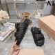 2024SS 上品な彩りに夢中 MIU MIU ミュウミュウ レディーススリッパ 2024SS 上品な彩りに夢中 MIU MIU ミュウミュウ レディーススリッパ
