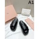 2024SS お気に入りの上品 MIU MIU ミュウミュウ レディーススリッパ 2024SS お気に入りの上品 MIU MIU ミュウミュウ レディーススリッパ