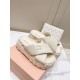 2024SS お気に入りの上品 MIU MIU ミュウミュウ レディーススリッパ 2024SS お気に入りの上品 MIU MIU ミュウミュウ レディーススリッパ