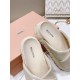 2024SS お気に入りの上品 MIU MIU ミュウミュウ レディーススリッパ 2024SS お気に入りの上品 MIU MIU ミュウミュウ レディーススリッパ