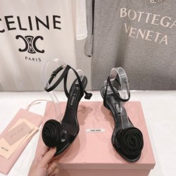 2024SS 衝撃セールで破格 MIU MIU ミュウミュウ レディースサンダル