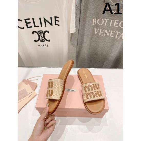 2024SS 超人気モデル入荷 MIU MIU ミュウミュウ レディーススリッパ 2024SS 超人気モデル入荷 MIU MIU ミュウミュウ レディーススリッパ