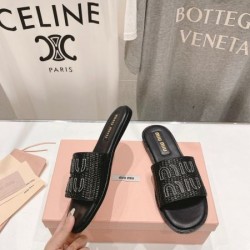 2024SS 超人気モデル入荷 MIU MIU ミュウミュウ レディーススリッパ
