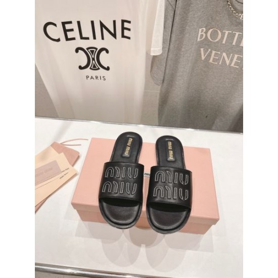 2024SS 超人気モデル入荷 MIU MIU ミュウミュウ レディーススリッパ 2024SS 超人気モデル入荷 MIU MIU ミュウミュウ レディーススリッパ