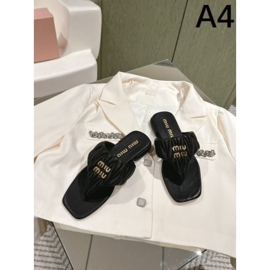 2024SS TOPセラー賞受賞！ MIU MIU ミュウミュウ レディーススリッパ