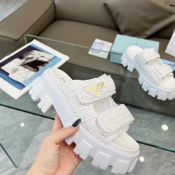 2024SS 色気のあるスタイルに仕上げ PRADA プラダ レディーススリッパ