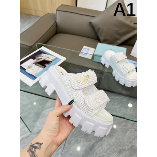 2024SS 色気のあるスタイルに仕上げ PRADA プラダ レディーススリッパ 2024SS 色気のあるスタイルに仕上げ PRADA プラダ レディーススリッパ