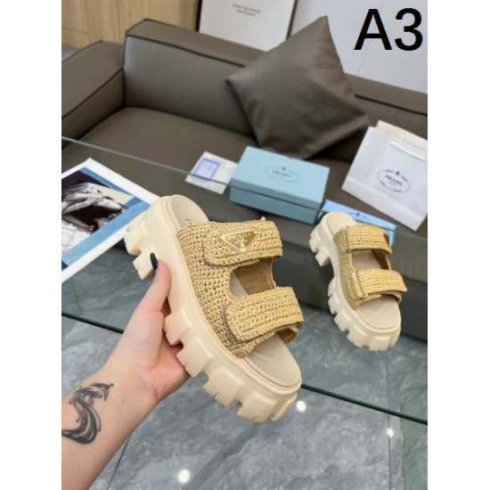 2024SS 色気のあるスタイルに仕上げ PRADA プラダ レディーススリッパ 2024SS 色気のあるスタイルに仕上げ PRADA プラダ レディーススリッパ