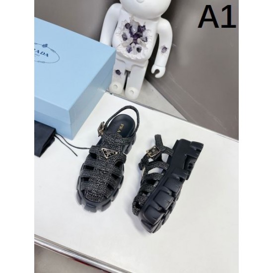 2024SS 肌触りの良い着心地抜群新作 PRADA プラダ レディースサンダル 2024SS 肌触りの良い着心地抜群新作 PRADA プラダ レディースサンダル