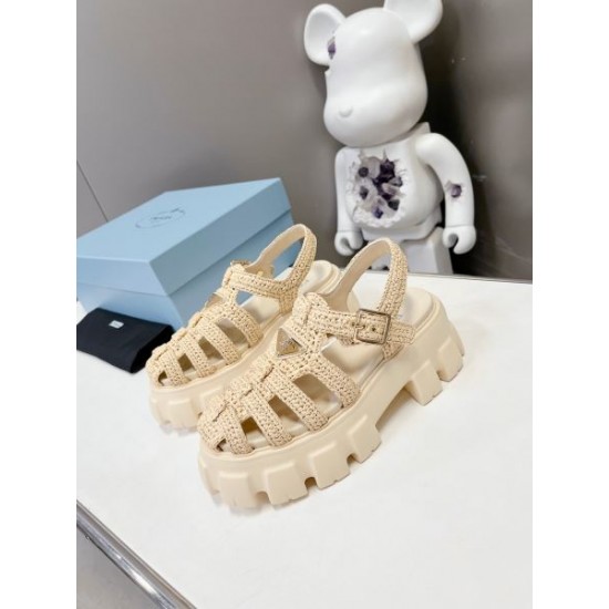 2024SS 肌触りの良い着心地抜群新作 PRADA プラダ レディースサンダル 2024SS 肌触りの良い着心地抜群新作 PRADA プラダ レディースサンダル