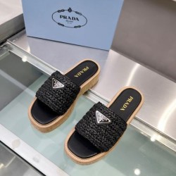 2024SS 抜け感のあるスタイルが完成 PRADA プラダ レディーススリッパ