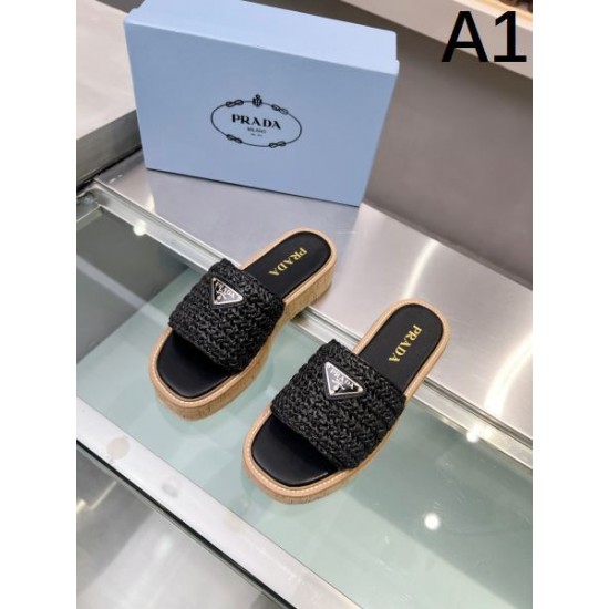 2024SS 抜け感のあるスタイルが完成 PRADA プラダ レディーススリッパ