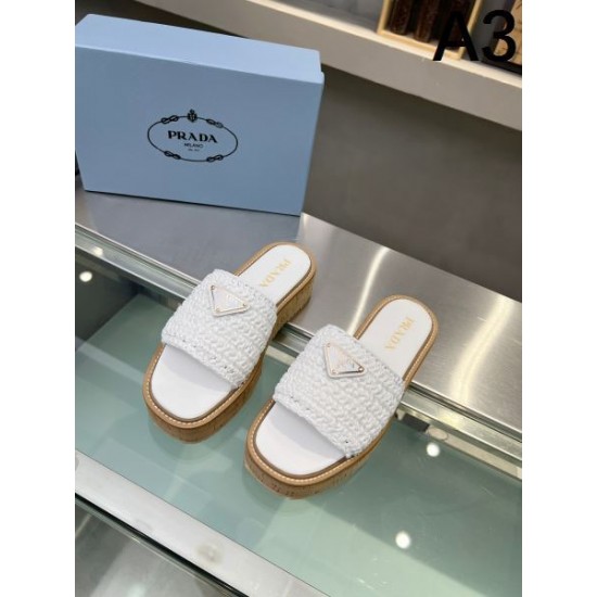 2024SS 抜け感のあるスタイルが完成 PRADA プラダ レディーススリッパ