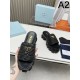 2024SS カジュアルスタイルを軽快に PRADA プラダ レディーススリッパ 2024SS カジュアルスタイルを軽快に PRADA プラダ レディーススリッパ