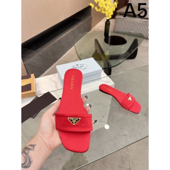 2024SS 海外でも若者たちに大人気な PRADA プラダ レディーススリッパ 2024SS 海外でも若者たちに大人気な PRADA プラダ レディーススリッパ