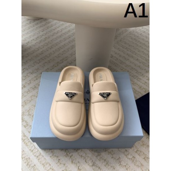 2024SS 上品ですっきり、好感度抜群 PRADA プラダ レディーススリッパ 2024SS 上品ですっきり、好感度抜群 PRADA プラダ レディーススリッパ