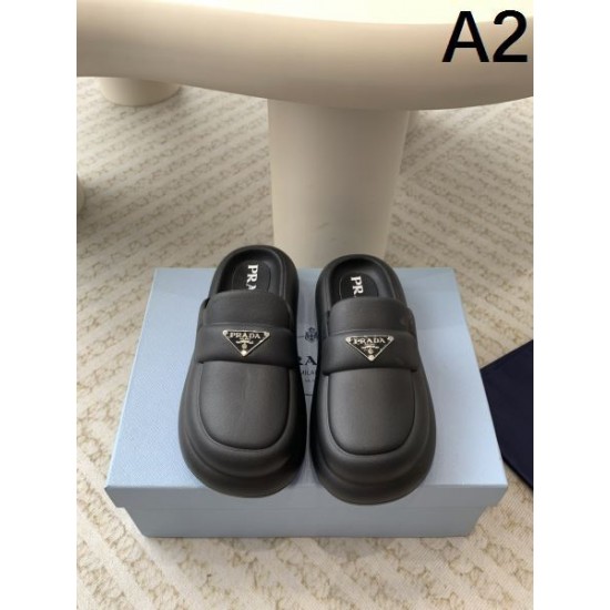 2024SS 上品ですっきり、好感度抜群 PRADA プラダ レディーススリッパ 2024SS 上品ですっきり、好感度抜群 PRADA プラダ レディーススリッパ