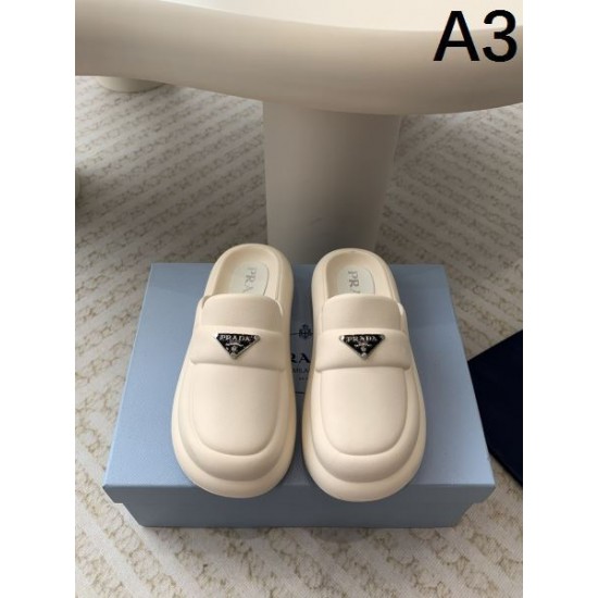 2024SS 上品ですっきり、好感度抜群 PRADA プラダ レディーススリッパ 2024SS 上品ですっきり、好感度抜群 PRADA プラダ レディーススリッパ