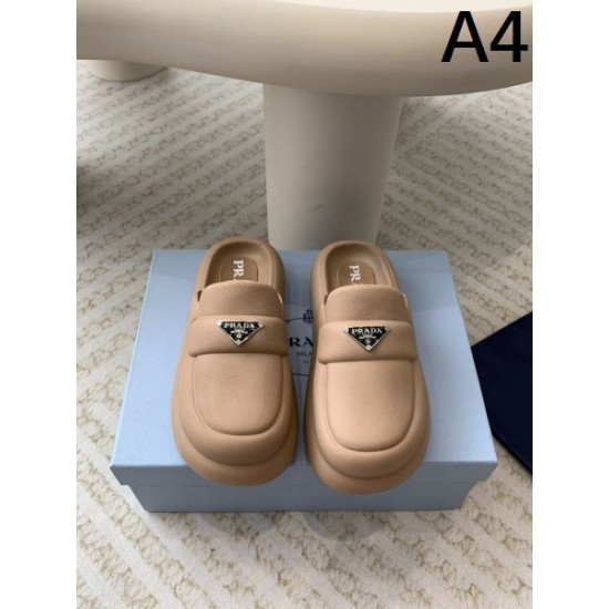 2024SS 上品ですっきり、好感度抜群 PRADA プラダ レディーススリッパ 2024SS 上品ですっきり、好感度抜群 PRADA プラダ レディーススリッパ