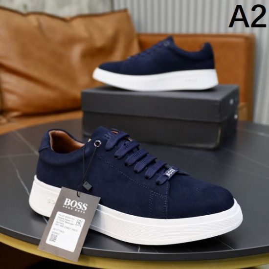 HUGO BOSS ヒューゴボス 定番のスタイル 2024SS メンズ用 カジュアルシューズ HUGO BOSS ヒューゴボス 定番のスタイル 2024SS メンズ用 カジュアルシューズ