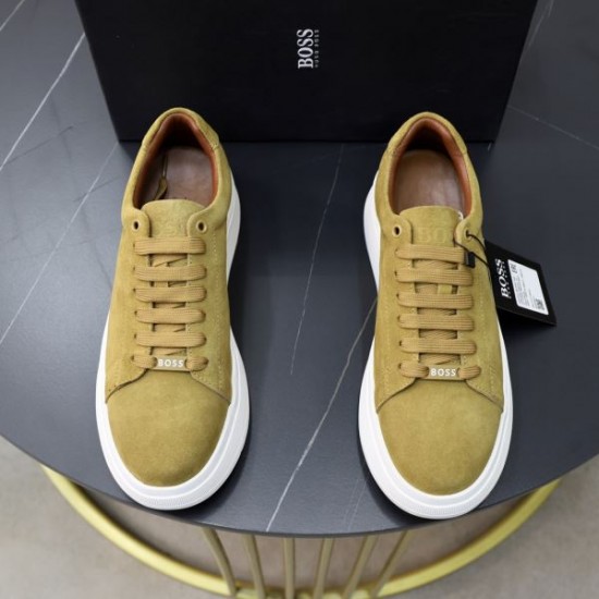 HUGO BOSS ヒューゴボス 定番のスタイル 2024SS メンズ用 カジュアルシューズ HUGO BOSS ヒューゴボス 定番のスタイル 2024SS メンズ用 カジュアルシューズ