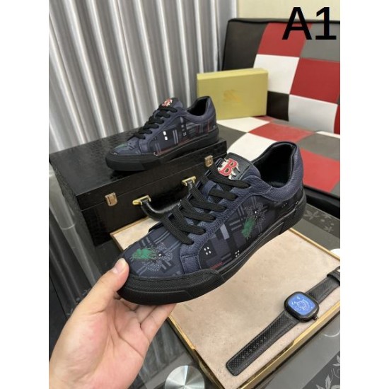 BURBERRY バーバリー 春らしい季節感 2024SS メンズ用 カジュアルシューズ BURBERRY バーバリー 春らしい季節感 2024SS メンズ用 カジュアルシューズ