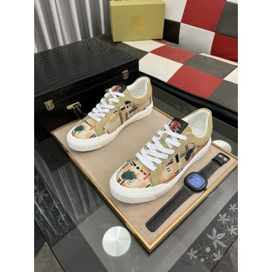 BURBERRY バーバリー 春らしい季節感 2024SS メンズ用 カジュアルシューズ BURBERRY バーバリー 春らしい季節感 2024SS メンズ用 カジュアルシューズ