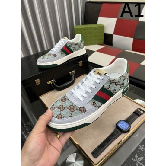 GUCCI グッチ 今季買い逃した人必見! 2024SS メンズ用 カジュアルシューズ GUCCI グッチ 今季買い逃した人必見! 2024SS メンズ用 カジュアルシューズ