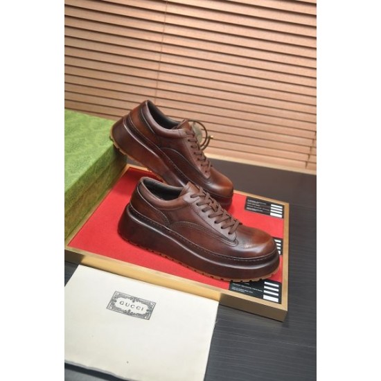 GUCCI グッチ とても取り入れやすい 2024SS メンズ用 カジュアルシューズ GUCCI グッチ とても取り入れやすい 2024SS メンズ用 カジュアルシューズ
