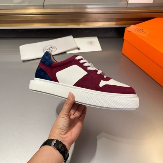 HERMES エルメス クールな印象に見せる 2024SS メンズ用 カジュアルシューズ HERMES エルメス クールな印象に見せる 2024SS メンズ用 カジュアルシューズ