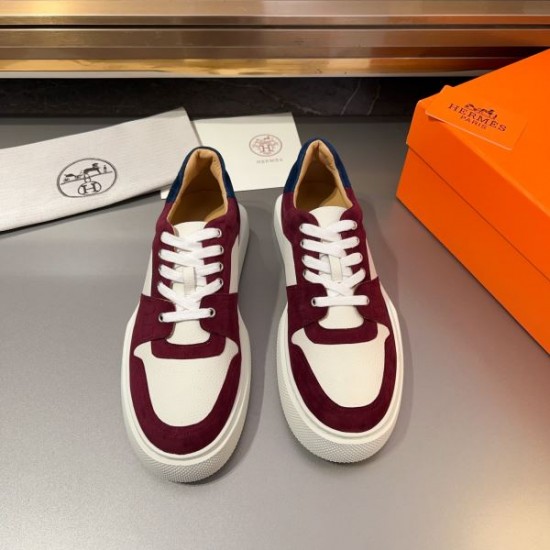 HERMES エルメス クールな印象に見せる 2024SS メンズ用 カジュアルシューズ HERMES エルメス クールな印象に見せる 2024SS メンズ用 カジュアルシューズ