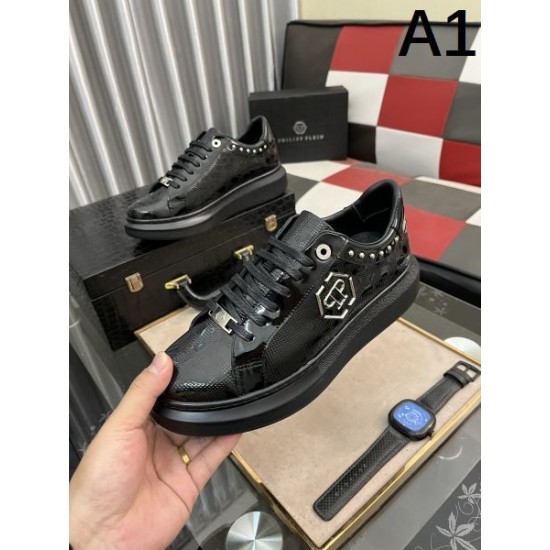PHILIPP PLEIN フィリッププレイン 雑誌掲載 2024SS メンズ用 カジュアルシューズ