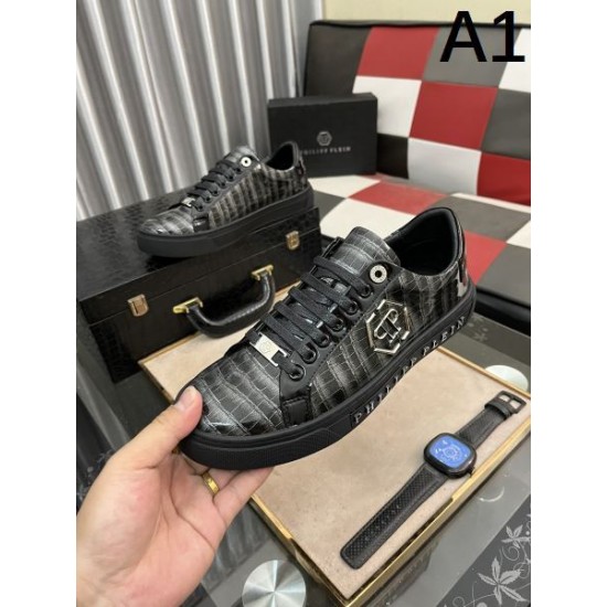 PHILIPP PLEIN フィリッププレイン 日本完売 2024SS メンズ用 カジュアルシューズ PHILIPP PLEIN フィリッププレイン 日本完売 2024SS メンズ用 カジュアルシューズ